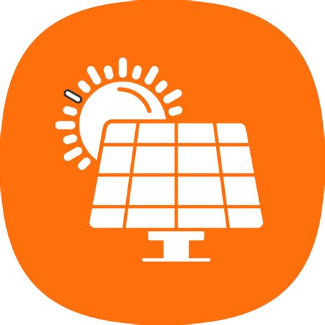 Solar Panel Glyph Curve Icon 42848814 Vector Art At Vecteezy