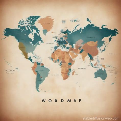 Global Geographical Map Stable Diffusion Online