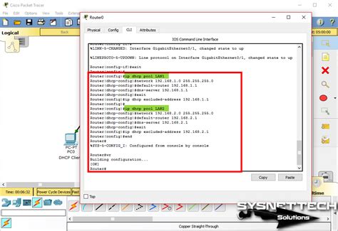 How To Configure Dhcp In Cisco Router In Packet Tracer Dhcp Server In