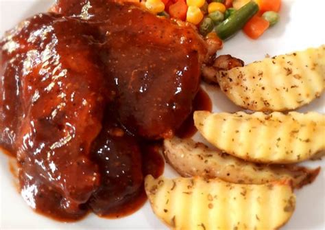 Resep Chicken Steak BBQ Oleh Yuniz Cookpad