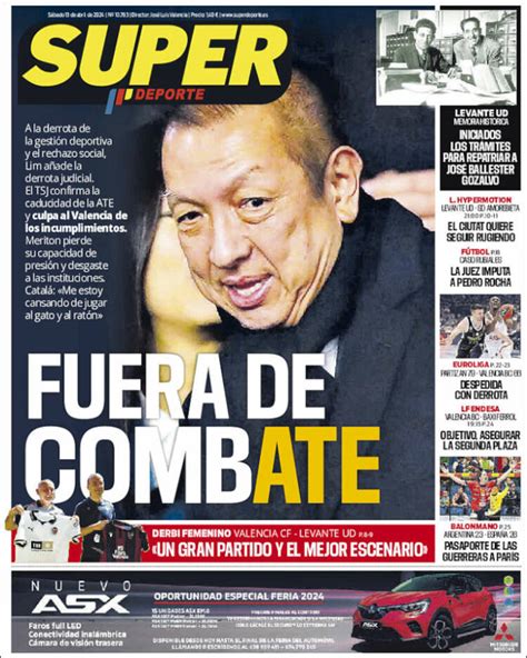 Portadas De La Prensa Deportiva 13 De Abril De 2024 Info Biwenger