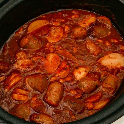 Slow Cooker Sausage Casserole | Everyday Cooks