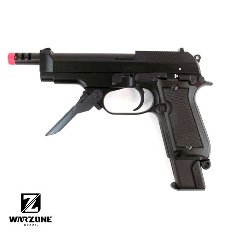 Pistola Kwa M Rii Ns Gbb Full Metal Preta Warzone Brazil