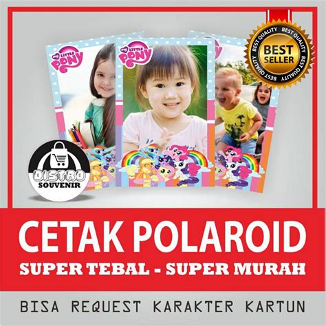 Jual CETAK FOTO POLAROID CUSTOM LAMINASI GLOSSY MURAH CETAK FOTO