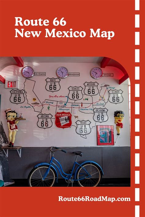 Route 66 New Mexico Map Route 66 Road Map