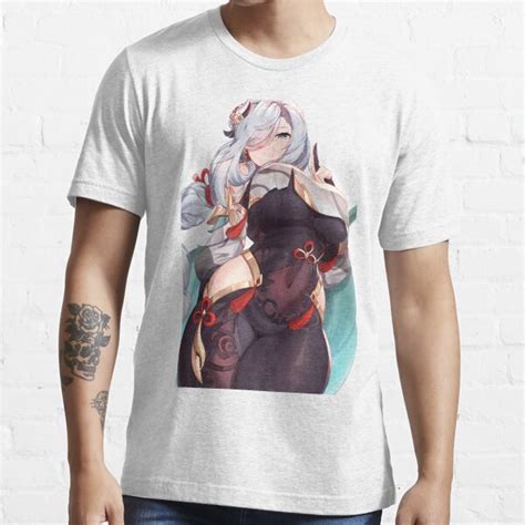 Sexy Hot Shenhe Ecchi Genshin Impact Game Hentai Girls T Shirt By Hidoyatarg Redbubble