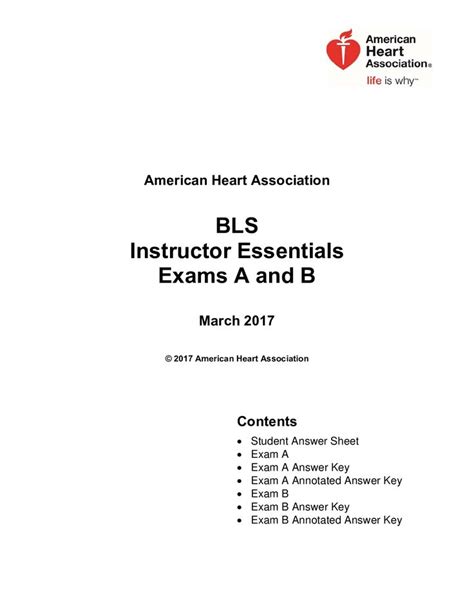 Bls Exam Questions And Answers 2020 Solution Bls Instructor