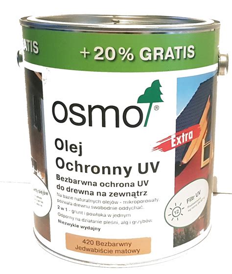 Osmo Olej Ochronny Uv Extra L Bezbarwny Cena Opinie