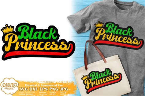 Black Princess Svg 9 Black Girl Bundle Svg Cricut File Didiko Designs