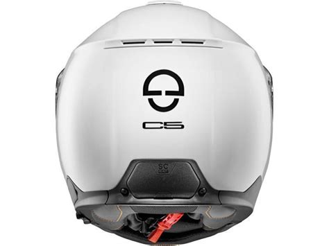 Caschi Modulari Schuberth C Casco Moto Apribile Glossy White