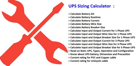 UPS Inverter Battery Backup Time Calculator TOTAL Amazon Appstore