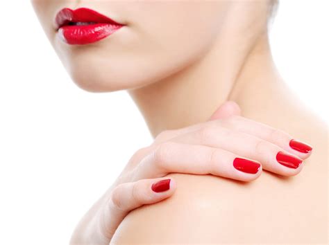 Fingers White Background Red Lips Manicure Hd Wallpaper Rare Gallery