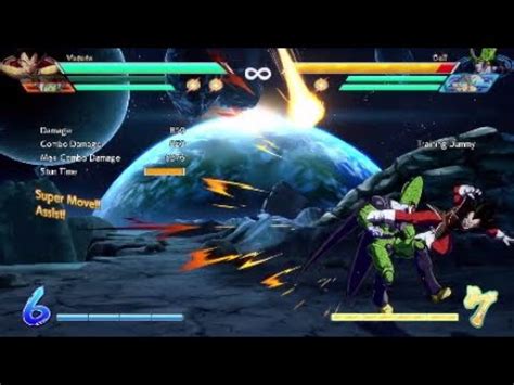 DBFZ Base Vegeta Confirming After Down S Ki Blast Into Vanish Combo