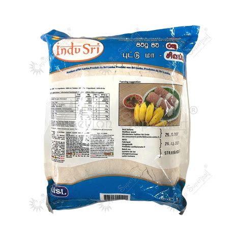 Buy Indu Sri Red Puttu Flour 1 Kg From Ceylon Supermart In The Uk