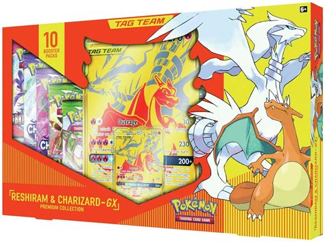 Reshiram Charizard Gx Premium Collection Revealed Gold Reshiram