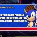 Sonic Says Meme Generator - Imgflip