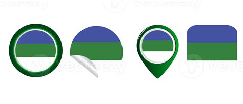 Free Komi flag flat icon symbol illustration 12932730 PNG with ...