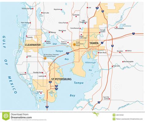 Map Of Tampa Florida And Surrounding Area - Printable Maps