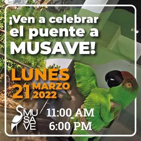 MUSAVE On Twitter Este Puente MUSAVE Te Espera Ven A Celebrar