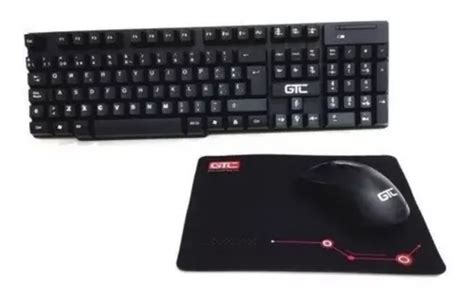 Kit Inalambrico Cbg 012 Teclado Mouse Y Pad Gtc Combo