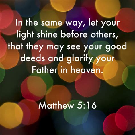 Matthew 5 16 Artofit
