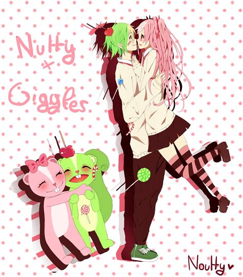 Happy Tree Friends Htf Anime Nutty X Giggles Htf Anime Anime Art