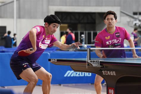 男子ダブルス初戦 宇田・戸上、張本・森薗がともに勝利！【全日本卓球】｜テレ東卓球news：テレ東