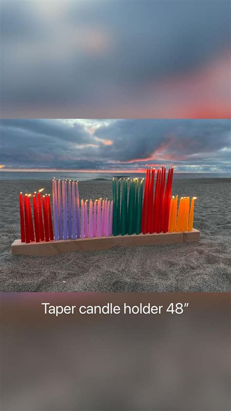 Taper Candle Holder 48 Candle Jar Diy Candle Holders Taper Candle