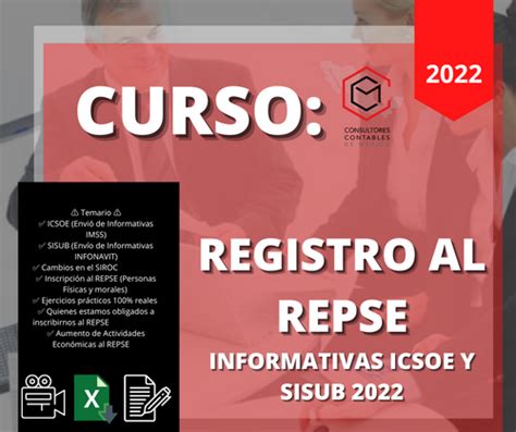 Inscripcion Al Repse Informativas Icsoe Y Sisub Consultorescontables