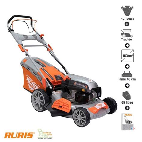 Tondeuse Thermique Mulching Tract E Cc Cv Roues Coupe Cm