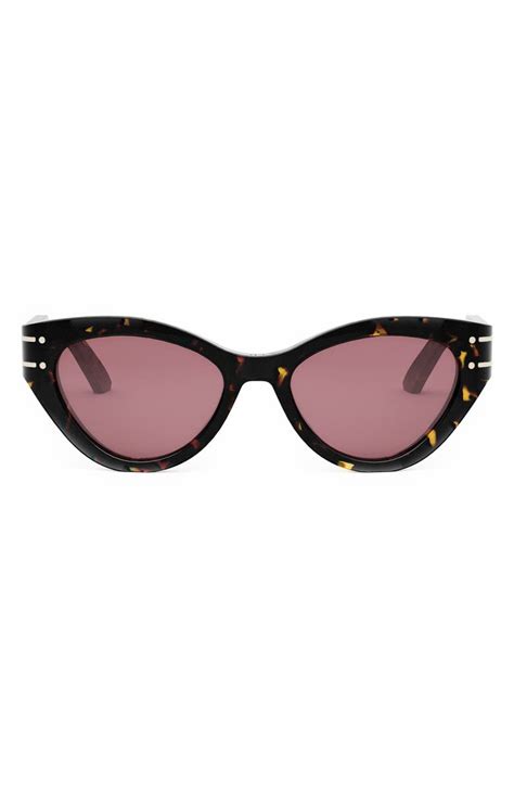 Dior ‘diorsignature B7i 52mm Cat Eye Sunglasses Nordstrom