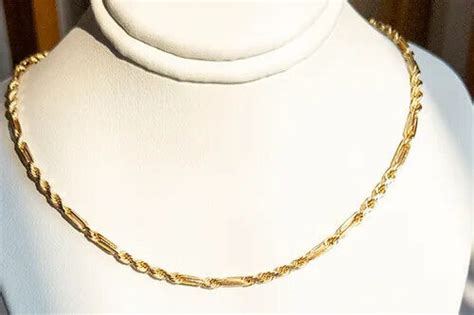 K Solid Yellow Gold Milano Rope Chain Ebay