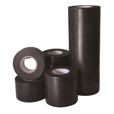 Pp And Pe Applied Tape Polyken Black Pipe Wrap Tape For Elbow Pipe