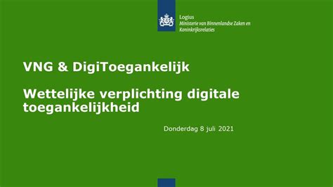 Webinar Van Start Met Digitale Toegankelijkheid Youtube