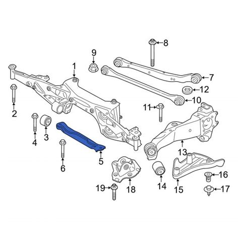 BMW OE 33306859708 Rear Suspension Crossmember Reinforcement