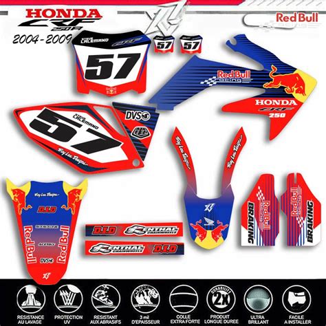 Kit D Co Honda Crf Redbull Racing Decografix Couleur