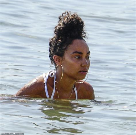 Leigh Anne Pinnock Looks Incredible In A Skimpy White String Bikini