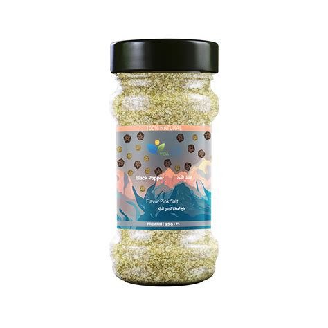 Himalaya Pink Salt Black Pepper Jar Vida Food