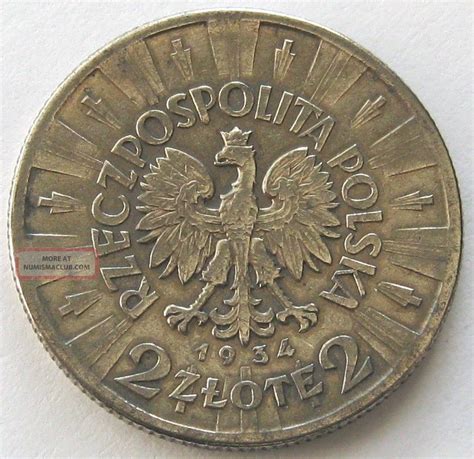 Poland Silver Coin Zlote Pilsudski High Catalogs Price