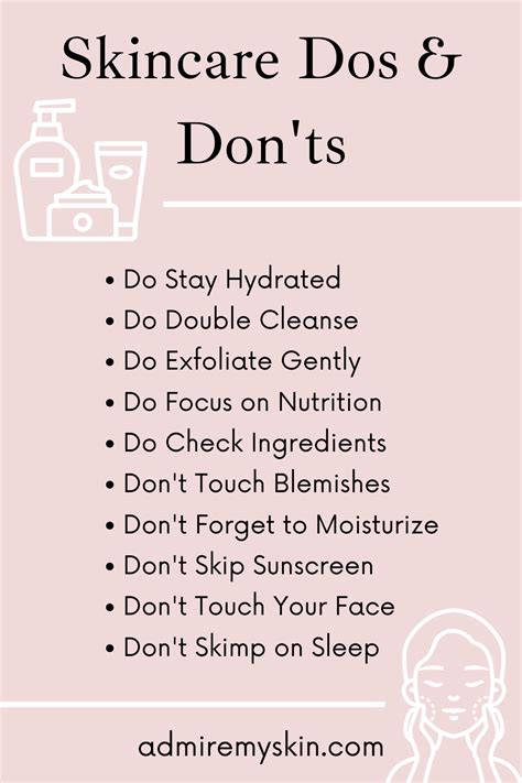 Skincare Dos And Don Ts Artofit