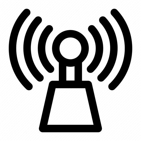 Antenna Communication Network Signal Tower Icon Download On