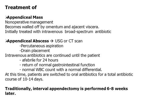 GIS K 25 ACUTE APPENDICITIS Appendiceal Mass Abscess Ppt Video