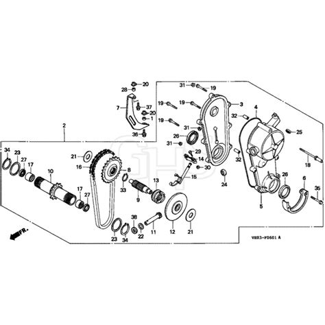 Honda HRB475 QXE MZAZ 8000001 8099999 Transmission Diagram GHS