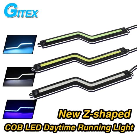 Free Shipping 2x Super Bright Newest Z Shaped Daytime Running Lights