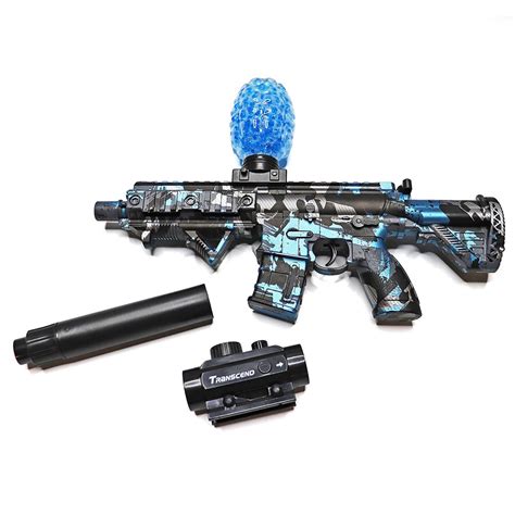 Lançador de Bolinhas de GEL Orbeez M416 Camuflado Azul Ncp Airsoft