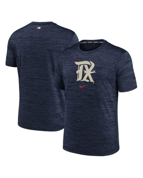 Nike Texas Rangers 2023 City Connect Velocity Practice Performance T