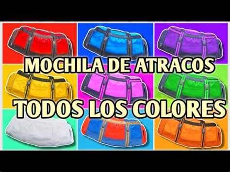 Funciona Como Tener La Mochila De Atracos Todos Los Colores Gta