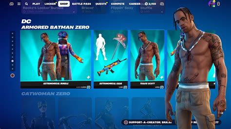 Travis Scott Skin Return Release Date In Fortnite Item Shop May