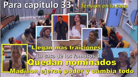 Ellos Quedan Nominados Madison Ejerce Poder Y Lo Cambia Todo Para