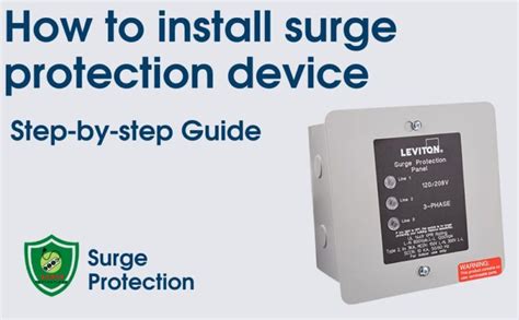 How to install surge protection device